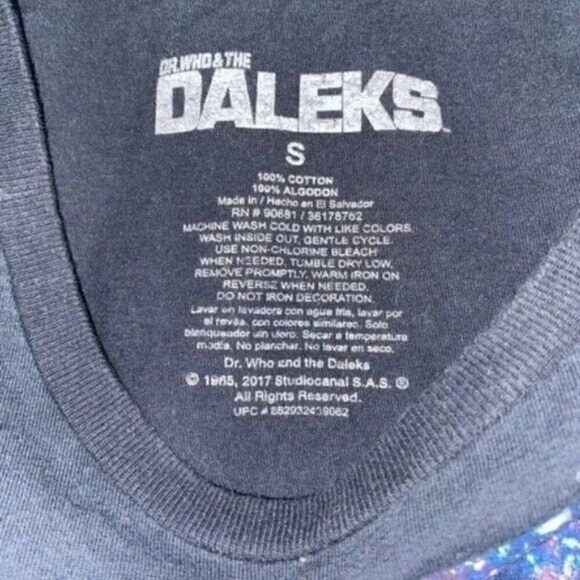 Dr Who Dalek Graphic Tshirt - Picture 3 of 3